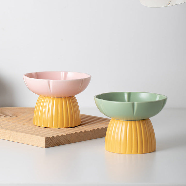 Enhance Your Pet's Dining Experience with Our Colorful Ceramic Pet Feeding Bowl